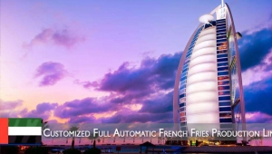 Dubai customized full automatic french fries production line