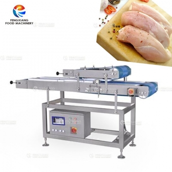 Horizontal slicer chicken breast filleting machine