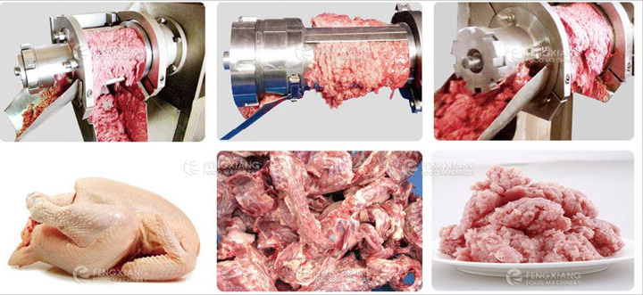 Good quality high tech chicken meat separator meat cutter