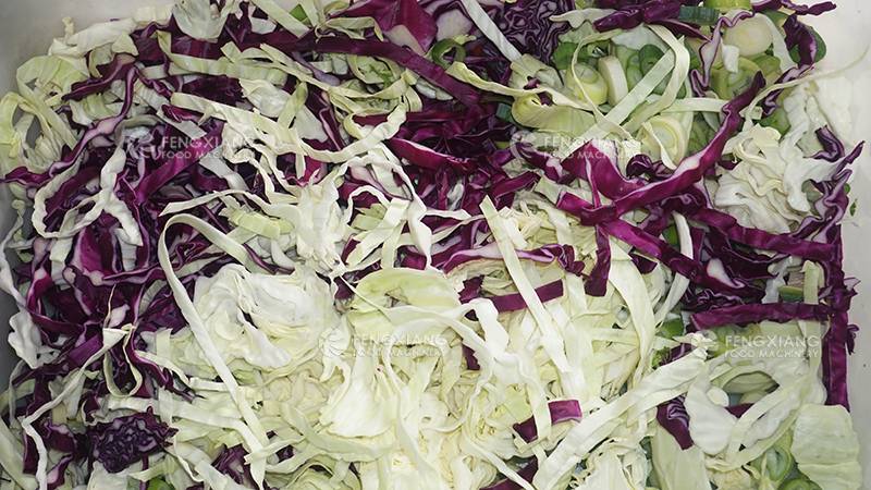 shredded vegetable