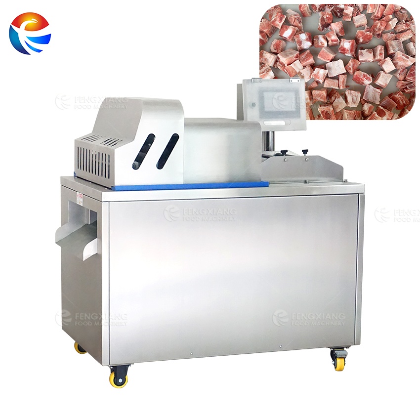 Frozen meat dicing machine