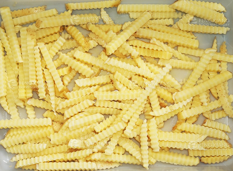 Crinkle French Fries Cutting Machine