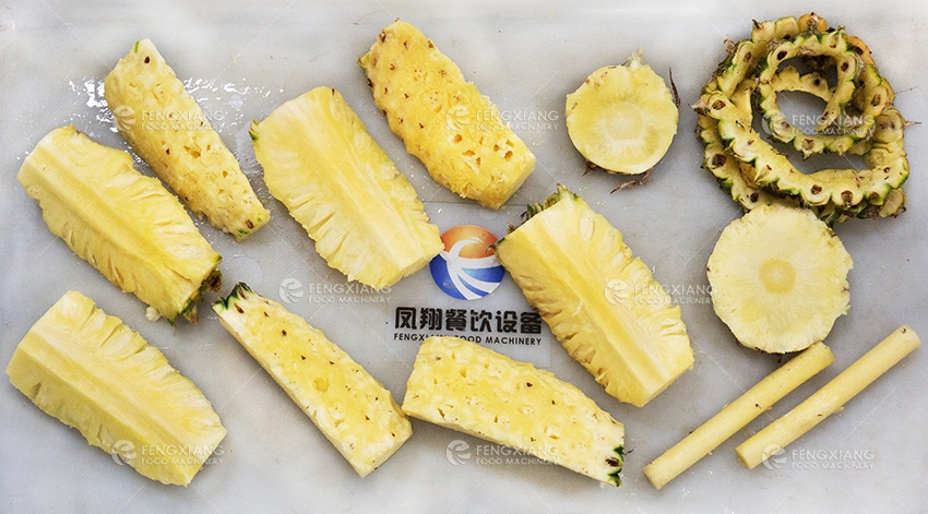 pineapple peeling coring