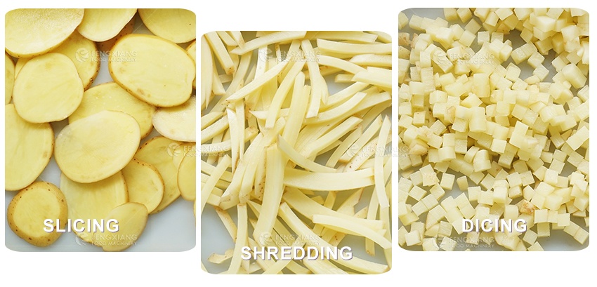 potato cutting