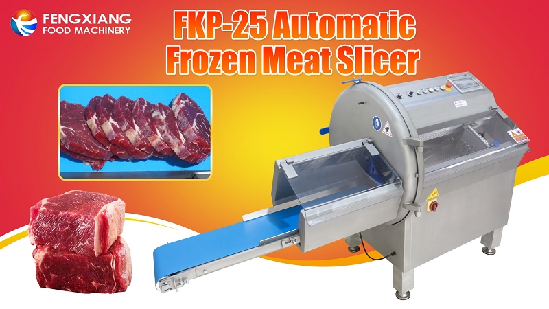 frozen meat cutting machine