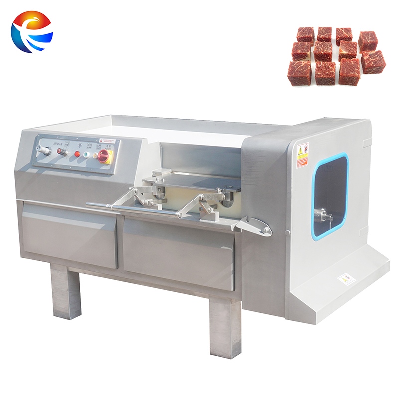 Frozen meat dicing machine