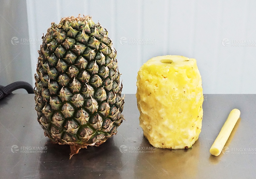 pineapple peeing coring machine