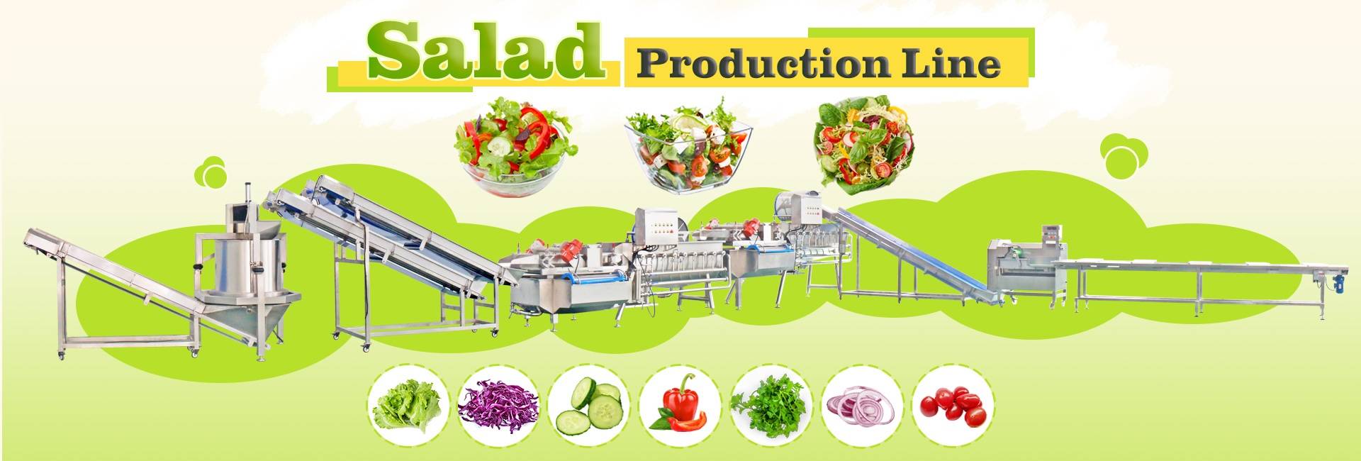 Salad production line