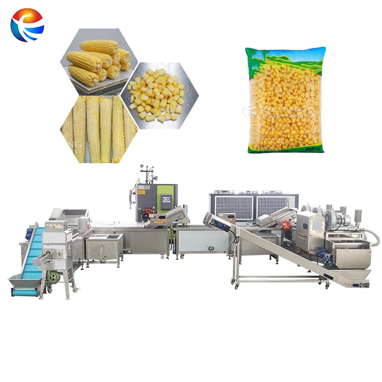 corn processing line