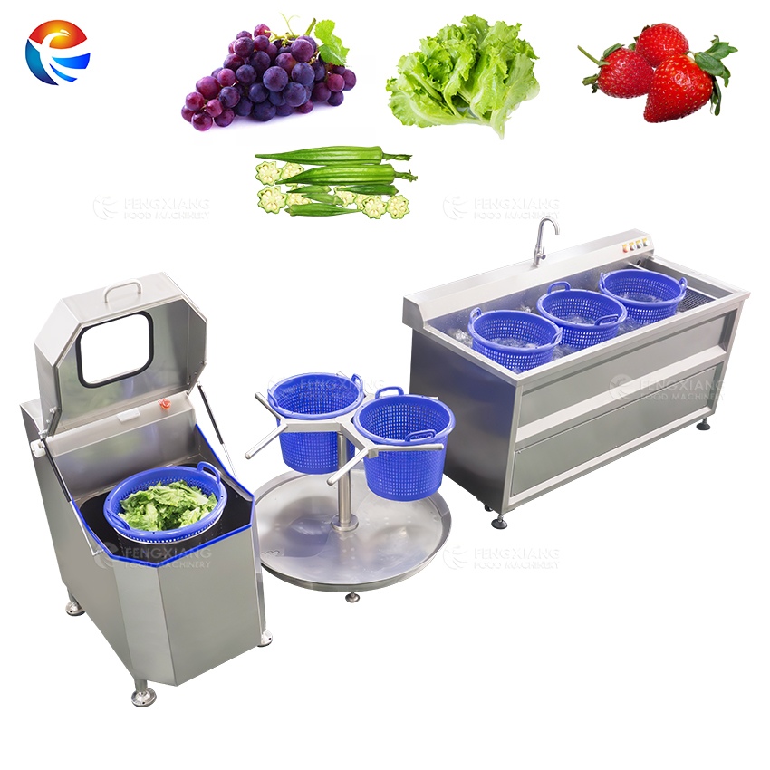 vegetable fruit washing dewatering machine