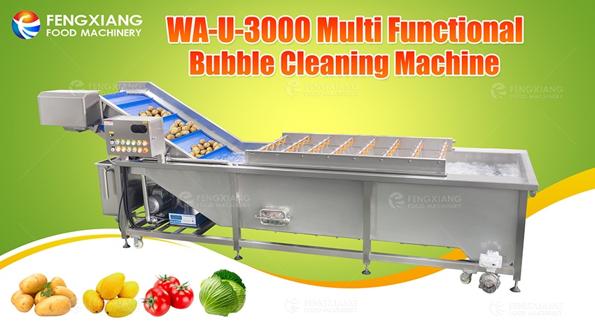 Spray bubble washing machine